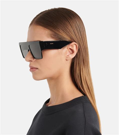 celine black square sunglasses.